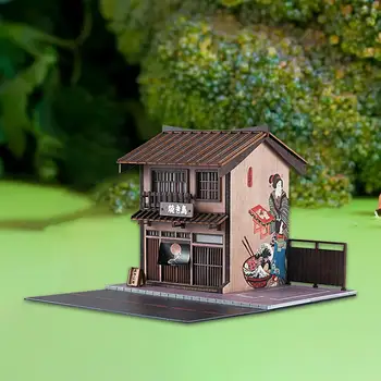 1/64 קבב דיורמה מודל DIY מיניאטורי קבב חנות DIY זירת מודל זירת פריסת אביזרים רחוב בניית מודל הרכבת פריסה