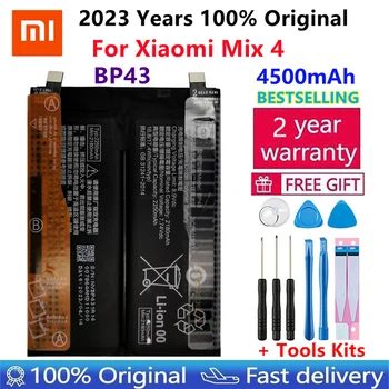 100% מקורי חדש באיכות גבוהה שיאו Mi BP43 2250x2mAh החלפה סוללה עבור Xiaomi לערבב 4 Mix4 טלפון נייד סוללות Bateria