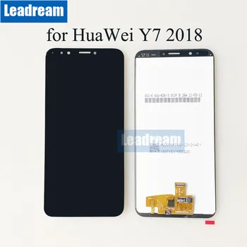 100% נבדקו עבור Huawei Y7 2018 LCD Y7 Pro 2018 תצוגה מסך מגע דיגיטלית הרכבה על Y7 ראש 2018 LCD מחליף