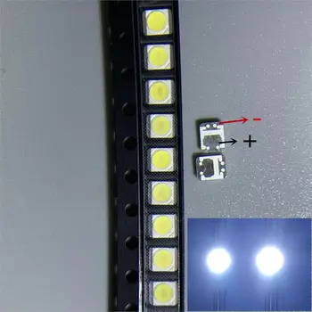 100pcs עבור מקורי LG LED טלוויזיית LCD תאורה אחורית המנורה חרוזים עדשה 1W 3v 3528 2835 מגניב אור לבן חרוז