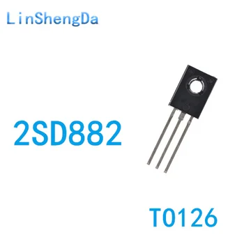 10PCS D882 2SD882 2SD882P טרנזיסטור NPN ישיר Plug TO-126