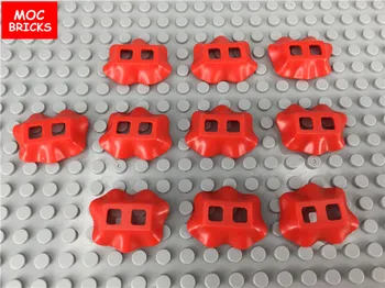 10pcs/הרבה MOC לבנים אדום יפה חצאית מודל פעולה דמות חינוכית בניין צעצועים לילדים מתנות 24782pb01