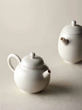 140Ml/170Ml Jingdezhen בעבודת יד קומקום קרמיקה קונג פו ערכת תה קומקום תה קטן קומקום ביתי Teaware יחיד חשיש