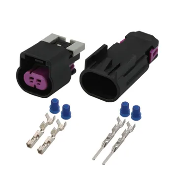 2 Pin/דרך רכב משאבת שמן Plug מחבר עמיד למים עבור דלפי 15326806 15326801