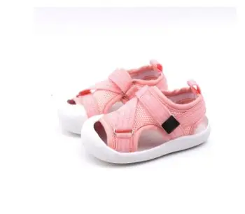 2019 הקיץ תינוק תינוק תינוק נעלי בנות בנים מזדמנים נעלי Non-להחליק לנשימה באיכות גבוהה לילדים אנטי-התנגשות נעלי החוף