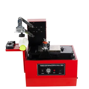 2021 שולחן עבודה חשמליים משטח מדפסת משטח עגול מכונת הדפסה להגנת הסביבה סוג מדפסת דיו חום מכונת הדפסה