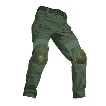 2023 אנשים חדשים טקטי מכנסיים CP הסוואה Multicam מטען שאיפה מקרית לעבוד בגדים לחימה איירסופט ירוק צבא מגיני ברכיים המכנסיים