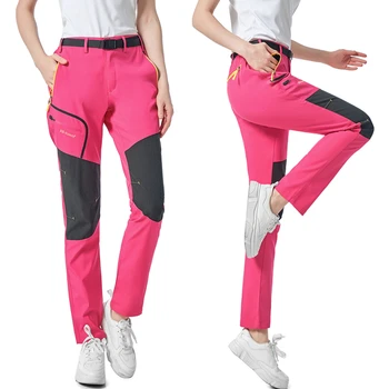 2023 חדש לנשים טיולים המכנסיים בקיץ יבש מהירה חיצוני קמפינג טיפוס טרקים מכנסיים נשים עמיד למים הר מכנסיים Ripstop