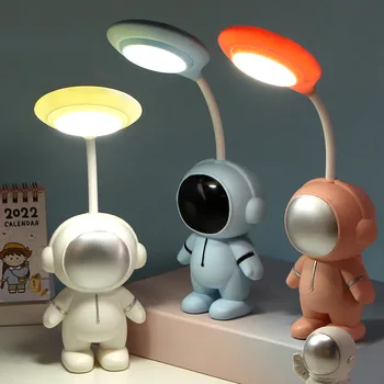 2023 מקסים החדש USB לטעינה מנורת שולחן מתקפל LED מנורת שולחן קטנה קריקטורה בעלי חיים מנורת לילה ליד המיטה מנורה מתנת יום הולדת.