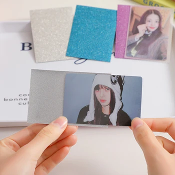 20pcs/חבילת קלפים הסרט כרטיסי צילום מגן שטוח כרטיס שרוול תמונה לכסות 0.2 מ 