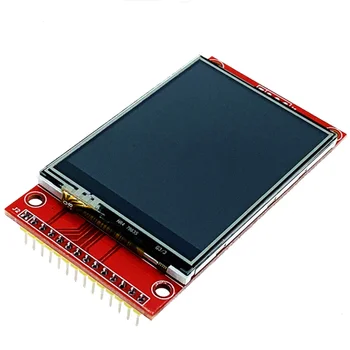 240320 2.4 אינץ 'SPI מודול מתאם PCB בסיס לוח TFT LCD מסך תצוגה לא לוח מגע לפחות 4 IO ILI9341 18 pin 0.8 מ