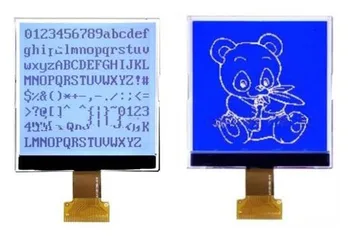 24PIN SPI שיניים 128128 מסך LCD ST7571 לנהוג IC מקבילים/IIC ממשק לבן/כחול עם תאורה אחורית