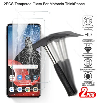 2PCS 9H פרימיום זכוכית מגן למוטורולה ThinkPhone מוטו חושב טלפון 5G 6.6