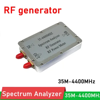 35MHZ-4400Mhz signanl גנרטור פשוט ספקטרום אנלייזר תדר סריקה המקור RF מד צריכת חשמל של USB תוכנת מחשב שליטה