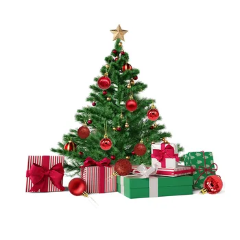 36PCS 4/6CM כדור חג המולד מתנות Xmas עץ תליונים קישוט פלסטיק הכדור התלוי בבית עיצוב המסיבה Navidad השנה החדשה 2023-נטאל