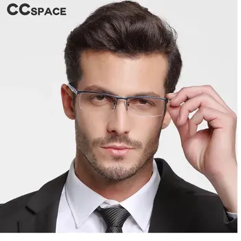 49559 חצי-מסגרת עבור האדם אופטי מתכת מסגרות משקפיים אופנה המחשב משקפיים