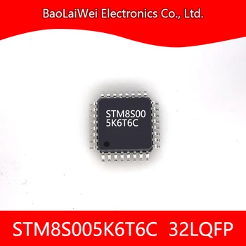 500pcs STM8S005K6T6C STM8S005K6 STM8S 32LQFP רכיבים אלקטרוניים מעגלים 32Kbyte פלאש 16 MHz מעבד משולב EEPROM