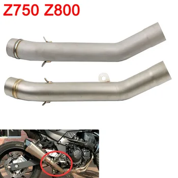 51MM אופנוע פליטה פליטה הקישור האמצעי צינור חיבור צינור על קאוואסאקי Z750 Z 750 2004 - 2008 Z800 Z 800 2013 - 2016 שנים