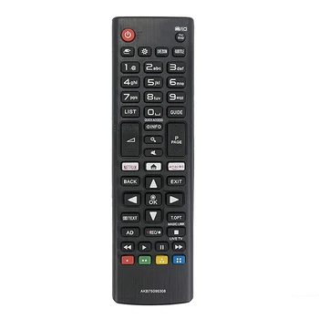 ABS החלפת חכם, שלט לטלוויזיה רך כפתור אנגלית שליטה מרחוק AKB75095308 L טלוויזיה LCD