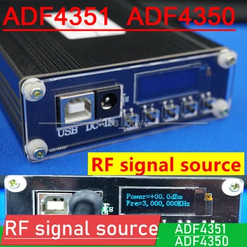 ADF4351 ADF4350 5M-4.4 GHZ אות מחולל תדר האות מקור OLED דיגיטלי רדיו מגבר
