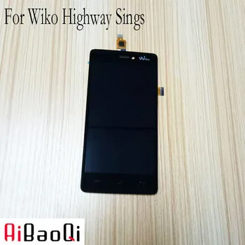 AiBaoQi חדש 4.7 אינץ מסך מגע + 1280X720 תצוגת LCD הרכבה תחליף Wiko כביש שר הטלפון