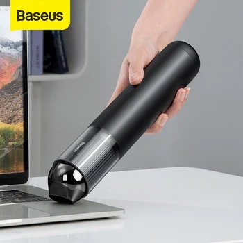 Baseus 15000Pa המכונית שואב אבק שואב אבק אלחוטי עם אור LED עבור המחשב הביתי ניקוי נייד כף יד שואבי אבק