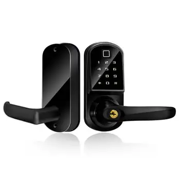 Bluetooth TTLock הסיסמה טביעת אצבע, מנעול הדירה להתמודד עם וילה חדר חכם לנעול את הדלת מקשים מכניים