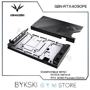 Bykski 4090 GPU מים לחסום עבור NVIDIA Geforce RTX 4090(FE) המייסדים מהדורה כרטיס VGA קירור מים קרים,GBN-RTX4090FE