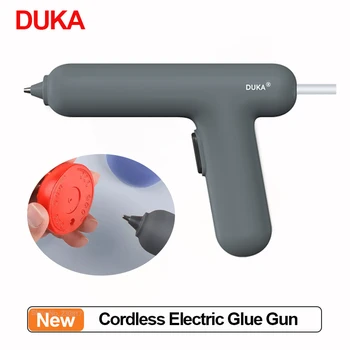 DUKA EG1 חשמלי חם להמיס אקדח דבק תיקון DIY כלי חימום אלחוטי מיני דבק אקדח דבק מקלות