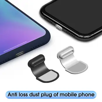 Dustproof תקע אוניברסלי אנטי-אבוד סיליקון טלפון נייד יציאת טעינה נגד אבק הכיסוי פקק לאייפון/לאנדרואיד