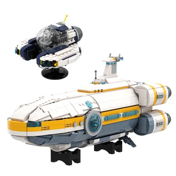 Gobricks MOC במעמקי הים טרקים Subnautica Seamoth רכב להגדיר אבני הבניין ערכות זוהר קפטן צעצועים לבנים עבור מתנות לילדים