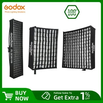 Godox FL-SF 3045 / FL-SF 4060 / FL-SF 30120 / FL-SF 6060 חלת דבש Softbox על FL60 FL100 FL150R FL150S אור LED