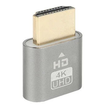 HDMI תואם-4K DDC EDID Dummy Plug אמולטור וירטואלי להציג עד 3840 x 2160