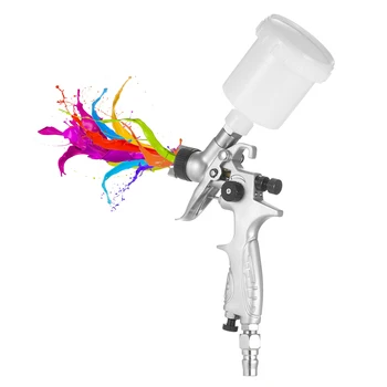 HVLP אקדח ריסוס הכבידה להאכיל Airbrush אוויר מרסס צבע עם 1.0 מ 