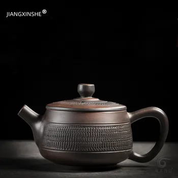 Jianshui סגול כלי החרס סיר קרמיקה קונג פו קומקום תה קומקום בעבודת יד קומקום תה להכנת תה קטן, קומקום Teawater סטים