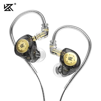 KZ EDX PRO דינמי אוזניות HIFI בס סטריאו מוסיקה אוזניות In Ear Monitor ספורט Wired אוזניות ביטול רעש משחק אוזניות