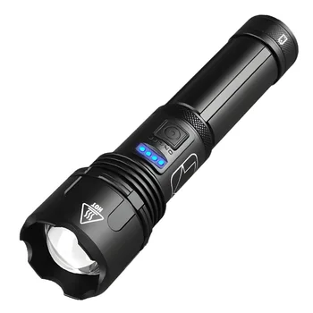 LED אור חזק פנס 18650 סוללה ליתיום טעינת USB רב תכליתיים חיצוני סופר מבריק P50 פנס