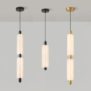 Led אורות תליון מעצב איטלקי אקריליק תליית מנורה על חדר האוכל שליד המיטה בר עיצוב תאורה מודרני אביזרי מטבח