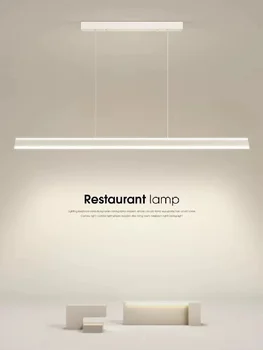 LED מודרנית חדר האוכל נברשת תאורה נורדי מסעדה זמן תלוי אורות אביזרי משרד בר תאורה ללמוד מנורות