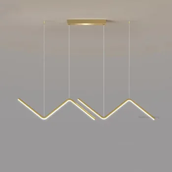 LED מודרנית תליון אור עבור מטבח בר מסעדה בחדר האוכל ,מינימליסטי נברשת