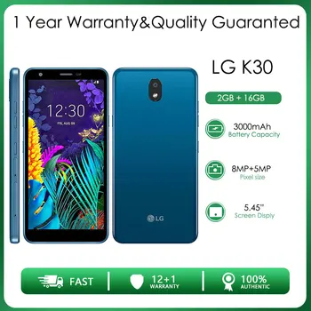 LG K30 （2019）שופץ סמארטפון 16GB 2GB RAM מצלמה אחורית 8MP 5.45