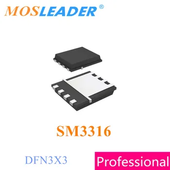 Mosleader SM3316 DFN3X3 100PCS 500PCS 1000PCS SM3316NSQA SM3316NSQA-TRG N-ערוץ 30V 25 א סיני באיכות גבוהה