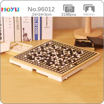 Moyu 96012 משחק לוח Weiqi לך כלי שחמט שחמט אחסון מיני יהלומים אבני בניין לבנים צעצוע לילדים אין קופסא