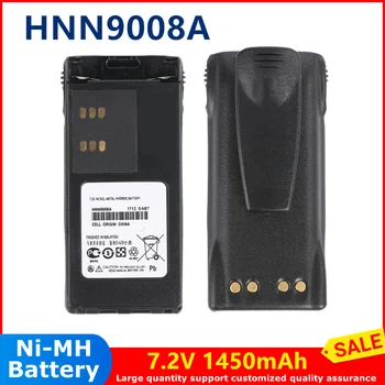 NI-MH 7.2 V 1450mAh ווקי טוקי סוללה HNN9008A ווקי טוקי עבור motorola GP320 PG340 GP328 GP338 שני הדרך רדיו