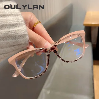 Oulylan אור כחול חוסם משקפיים מסגרת נשים אופנה אנטי אור כחול מסגרות משקפיים אופטיים המחשב דקורטיביים Eyewear