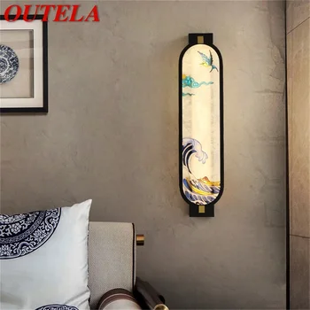 OUTELA מנורות קיר מתקן יצירתי מקורה דקורטיביים הביתה הסלון למסדרון השינה