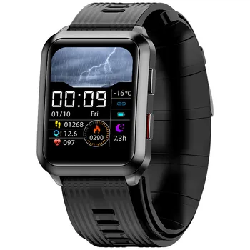 P60 Smartwatch משאבת אוויר כרית אוויר נכון לחץ דם טמפרטורת חמצן מוניטור קצב לב רפואית מד לחץ דם שעון חכם