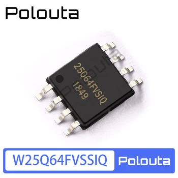 Polouta W25Q64FVSSIQ SOP8 64M קצת סדרתי זיכרון פלאש DIY אלקטרוני אקוסטי רכיבים ערכות Arduino Nano מעגלים משולבים