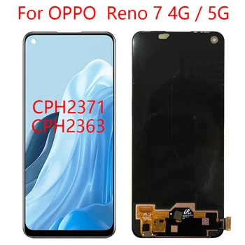 TFT עבור OPPO Reno7 CPH2363 תצוגת LCD מסך מגע דיגיטלית הרכבה תחליף OPPO רינו 7 5G CPH2371 מסך 6.4
