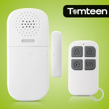 Tomteen אלחוטי דלת חלון גלאי 130dB נגד גניבת אזעקה פיר מגנטי מערכת בית חכם שליטה מרחוק אזעקה.